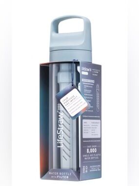 LifeStraw Go Series BPA-Free Water Bottle with Filter